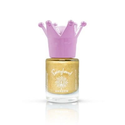 Garden Fairyland Nail Polish Glitter Gold Jiny 4 7