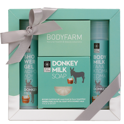 Bodyfarm Mini Gift Set Donkey Milk Με Shower gel 5