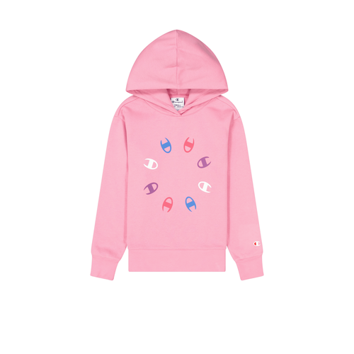 Champion Girl Hooded Sweatshirt (404780)-PINK