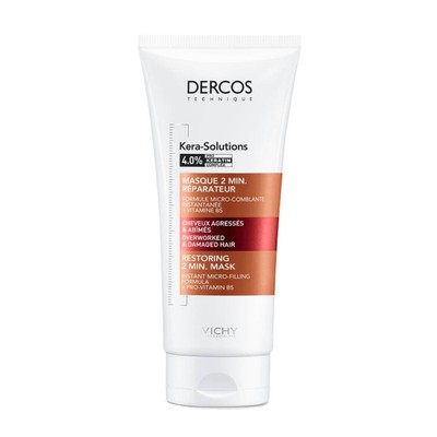Vichy - Dercos Kera-Solutions Restoring 2 min Mask Επανορθωτική Μάσκα για Ταλαιπωρημένα Μαλλιά - 200ml