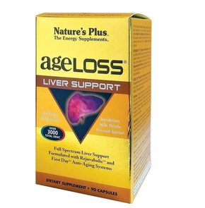 Nature's Plus Ageloss Liver Support, 90 Caps