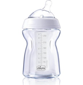 Chicco Natural Feeling Γυάλινο Μπιμπερό για 0m+ με