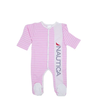 Nautica Des.12 Φορμάκι Interlock Organic ροζ Ριγέ 
