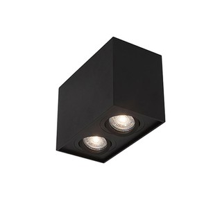 Ceiling 2/lights Spot GU10 Black Rende 998092