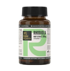 At Life Experts Rhodiola 300mg & Vitamin C-Συμπλήρ