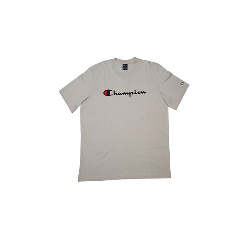Champion Men Crewneck T-Shirt (219206)-BEIGE