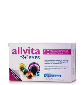 Allvita Eyes Συμπλήρωμα Διατροφής για Καλή Υγεία Ο