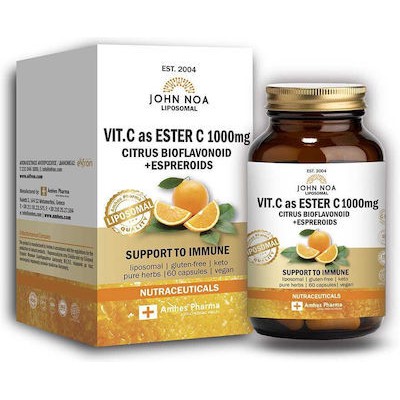 JOHN NOA Liposomal Vitamin C as Ester C 1000mg 60 Φυτικές Κάψουλες
