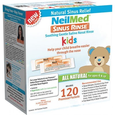 NEILMED Sinus Rinse Kids Ανταλλακτικά Φακελάκια Ρινικού Αποφρακτήρα Για Παιδιά 120 Τεμάχια