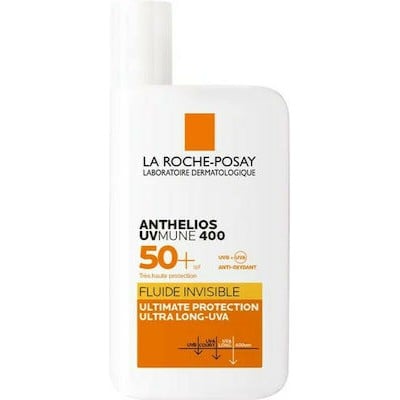 LA ROCHE POSAY Anthelios Uvmune 400 Invisible Fluid SPF50+ Αντηλιακό Λεπτόρρευστης Υφής Με Άρωμα 50ml