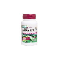 Natures Plus Herbal Actives Green Tea Chinese 750mg Συμπλήρωμα Διατροφής Εκχυλίσματος Κινέζικου Πράσινου Τσαγιού 30 ταμπλέτες