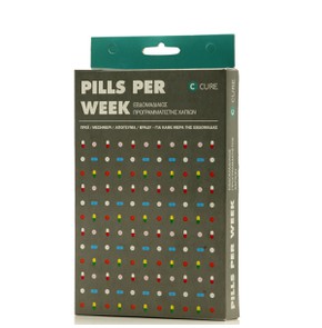 Cure Pills per Week-Εβδομαδιαία Θήκη Χαπιών σε Λευ