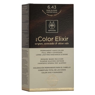 Apivita Βαφή Μαλλιών My Color Elixir No6,43 Ξανθό 