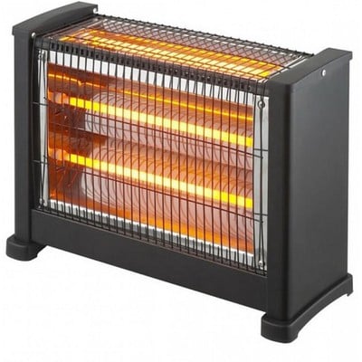 Quartz Heater 1500W Black 2 Grades