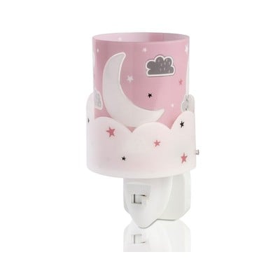 Kids Night Light Plug-In Led Moon Pink