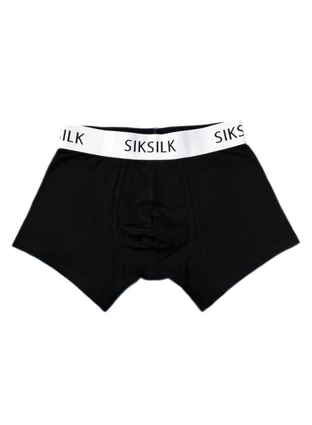 Sik silk standard boxer shorts - black