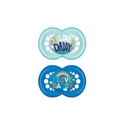 Mam Silicone Pacifier 16+ Months Turquoise-Blue 2 pieces