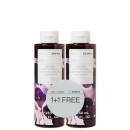 Korres Βιολέτα Body Cleanser 2x250ml