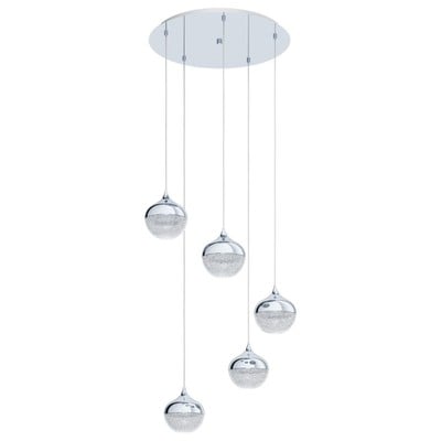 Pendant Light Mioglia Chromium And Plastic 5Xe14