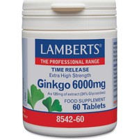 Lamberts Ginkgo Biloba Extract 6000Mg 60 Ταμπλέτες