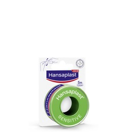 Hansaplast Sensitive Fixation Tape Υποαλλεργική Επιδεσμική Ταινία Χωρίς Λάτεξ 5m x 2,5cm, 1τεμ