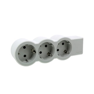 Socket Outlet Standard 3 Way White/Gray 694573