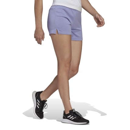 adidas women essentials slim logo shorts (HE9362)