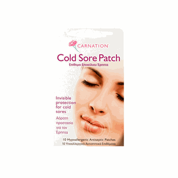 CARNATION COLD SORE PATCH 10 TMX