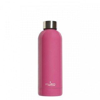 Puro Bottle Stainless Steel Glossy 500ml Pink WB50