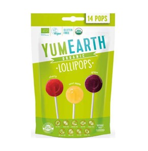 Yumearth Organic Lollipos Fruits-Γλειφιτζούρια Φρο