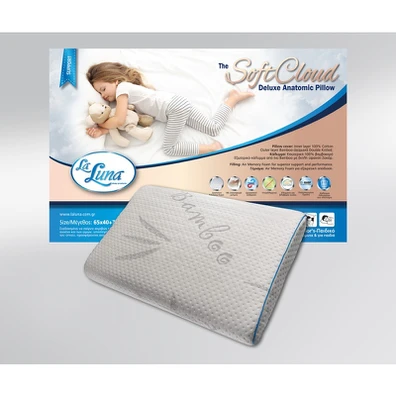 Ανατομικό Μαξιλάρι Ύπνου Soft Cloud 65x40x7 Soft