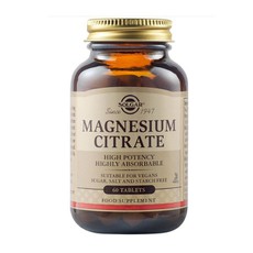 Solgar Magnesium Citrate Συμπλήρωμα Διατροφής 60ta