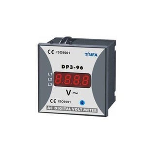 Ψηφιακό Βολτόμετρο 96x96 3Φ 0-500V AC (1 ένδειξη) 