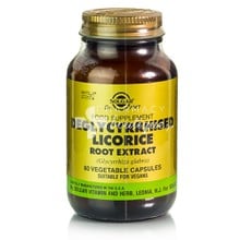 Solgar Deglycyrrhised Licorice Root Extract - Αντιαλλεργικό, 60 caps