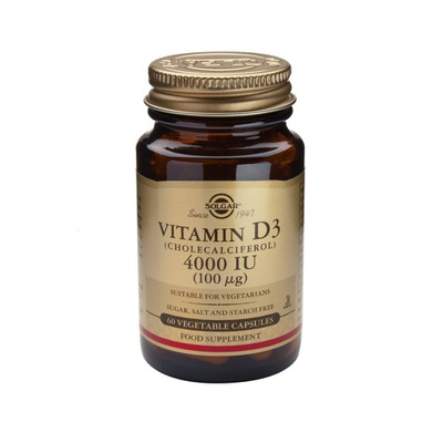 Solgar - Vitamin D3 4000 IU / 100μg - 60caps