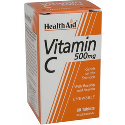 Health Aid VITAMIN C 500mg 60 Chewable tabs