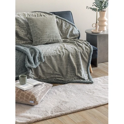 Διακοσμητική Μαξιλαροθήκη Home Décor 45x45 flo Gre