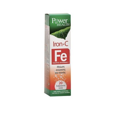 POWER HEALTH  Fe Iron + Vitamin C 20 eff.tabs