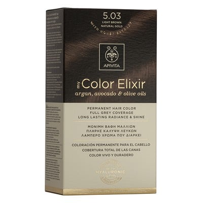 Apivita Βαφή Μαλλιών My Color Elixir No5,03 Κασταν