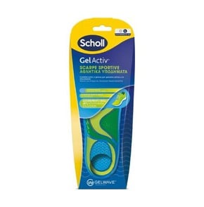 Scholl GelActiv Sport Shoes Insoles Large, 2pcs