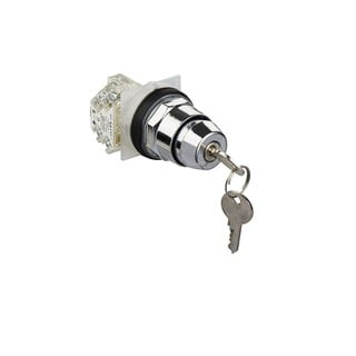 Selector Switch 30mm with Key 9001KS11K1H13