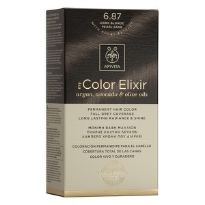 APIVITA Βαφή μαλλιών color elixir N6.87 ξανθό σκού