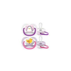 Philips Avent Ultra Air Animals Silicone Pacifier 0-6m 2 pieces 