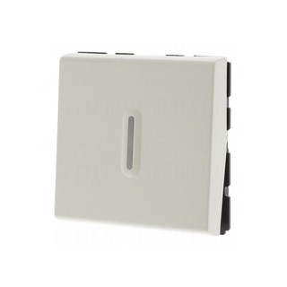 Mosaic Switch A/R With Indication Recessed White 0