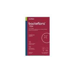 Olonea BacteFlora Fem Συνδυασμός Υψηλής Συγκέντρωσης Προβιοτικών Ευρέως Φάσματος & Πρεβιοτικού 10 κάψουλες