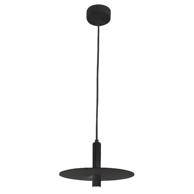 Pendant Light Black Led 1X7W