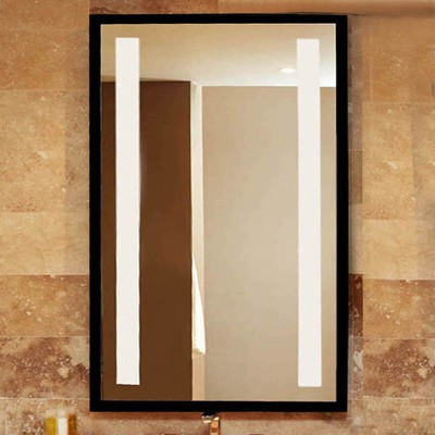 Καθρέπτης μπάνιου 70x90 Led με μαύρο περίγραμμα