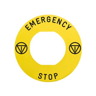 Πινακίδα Emergency Stop Harmony ZBY9330M