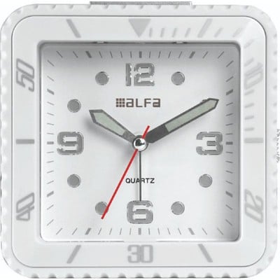 Analog Battery Table Watch White 2810