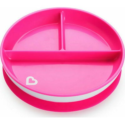 MUNCHKIN Suction Plate Πιάτο Με Χωρίσματα & Βεντούζα Σε Διάφορα Χρώματα, Από 6 Μηνών